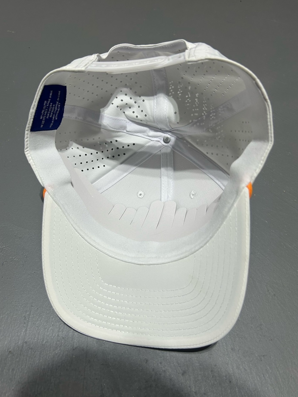 (NEW) Victaulic White and Orange Hat - Picture 6 of 8